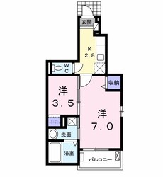 メゾン・フォレストＢの物件間取画像